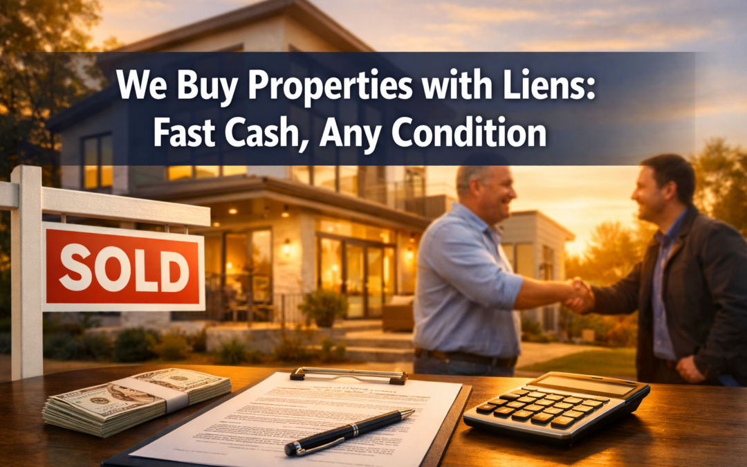 We Buy Properties with Liens: Fast Cash, Any Condition