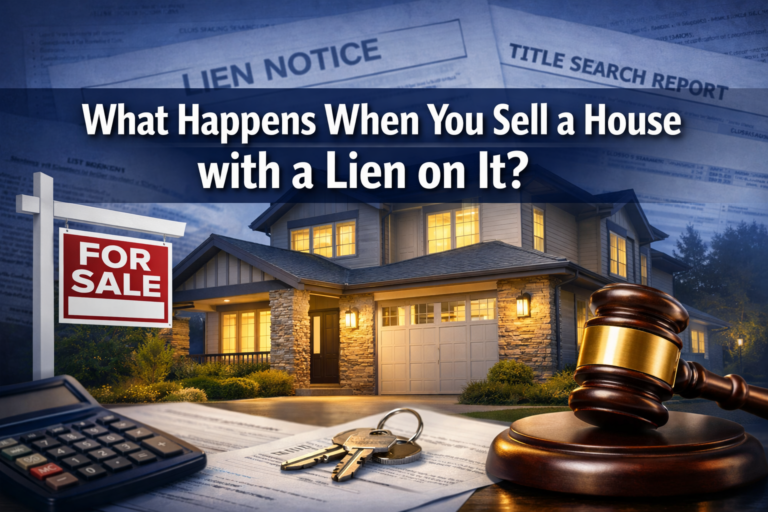 What Happens When You Sell a House with a Lien on It?